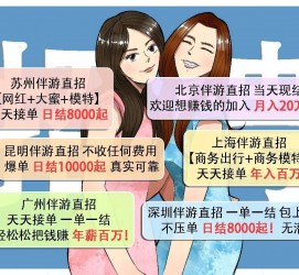 兴化北京伴游招聘 高薪招聘伴游背后另有隐情 原是需提供色情服务